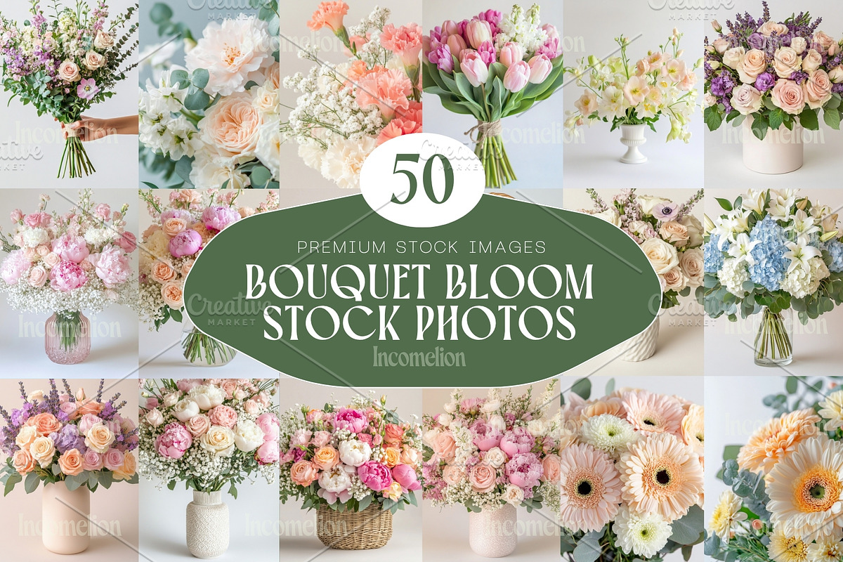 50 Blooming Bouquets Stock Photos, a Nature Photo by Incomelion (Photo 1 of 9)