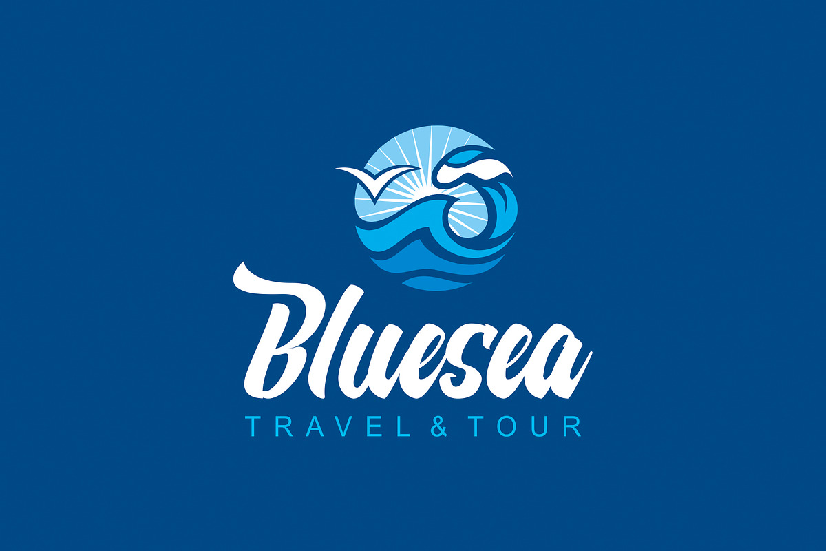 Bluesea Logo Temp., a Branding & Logo Template by g design (Photo 2 of 3)