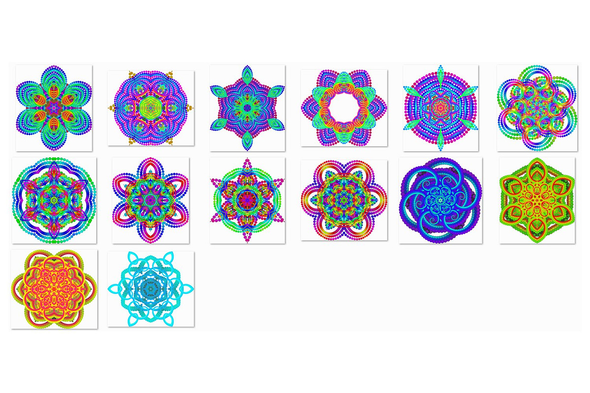 30 Openwork Mandalas, an Object Illustration by Kseniya-Omega (Photo 3 of 9)