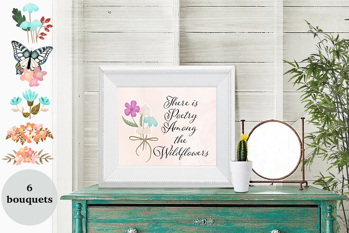 The Flower Market Collection, a Pattern Graphic by Bridgett Stahlman Design (Photo 4 of 10)