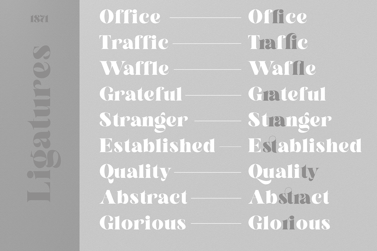 Kinder Font, a Serif Font by 1871 Project (Photo 9 of 12)