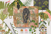 Jungle Book clipart and patterns, an Object Graphic by mila_leev (Thumbnail 1 of 17)