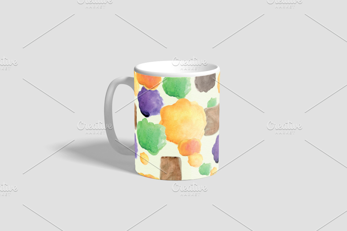 Watercolor circles vector set, a Decorative Illustration by miminoshka (Photo 5 of 7)