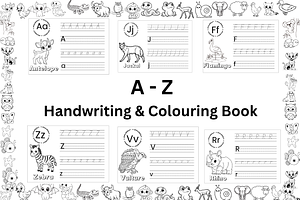 Animal coloring Book for Kids, an Education Illustration by Noorist