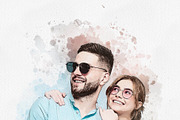Wedding Watercolor Art Photo Effect, an Action Add-On by MRI STUDIO (Thumbnail 13 of 22)