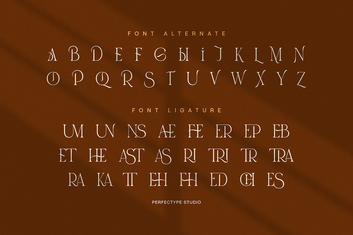 Grons Marune Elegant Serif Font, a Serif Font by Perfectype (Photo 8 of 8)