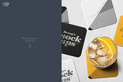 Square Coaster Mockup, a Product Mockup by Denny's Mock-ups (Thumbnail 1 of 9)