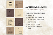 Witchy Affirmation Card Deck Set, a Design Template by Digital By Nikoleta (Thumbnail 8 of 9)