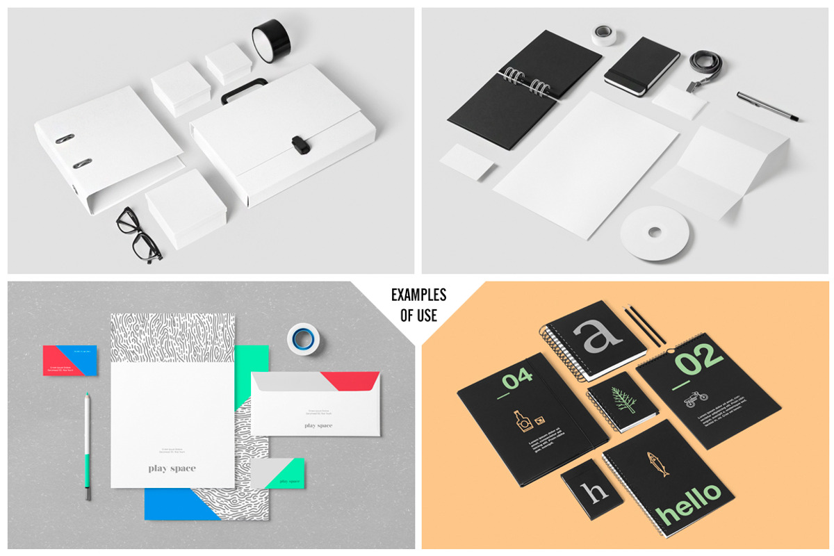 Corporate Stationery / Mock-Up, a Mockup by forgraphic™ (Photo 4 of 5)
