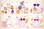 Summerween Ghost Clipart Bundle, an Illustration by Digital Artistic99 (Thumbnail 2 of 11)