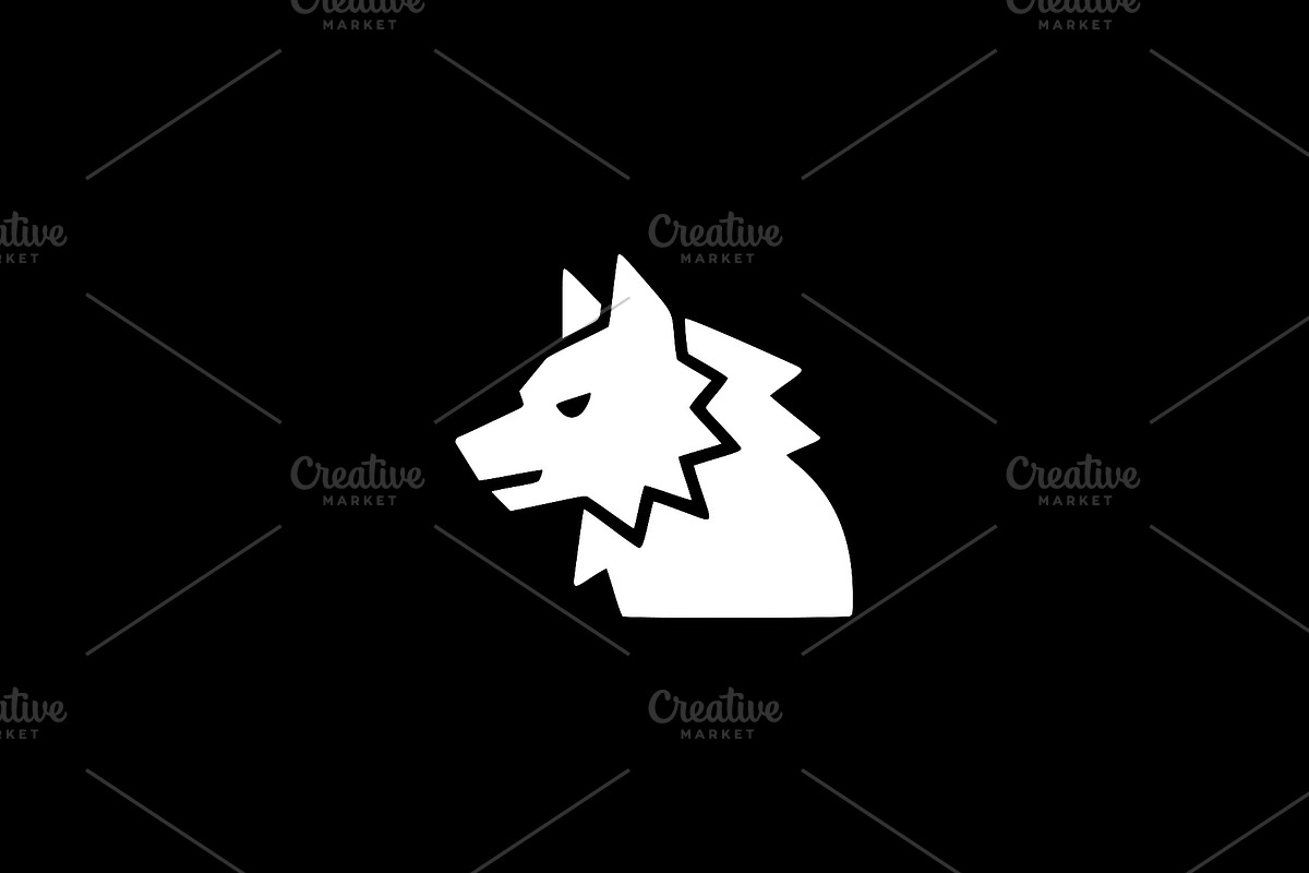 Wolf Silhouette Vector, an Animal Illustration by Vectorium Studio (Photo 2 of 4)