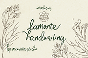 Lamonte Handwritten, a Handwritten Font by Muwatta Studio (Thumbnail 1 of 7)