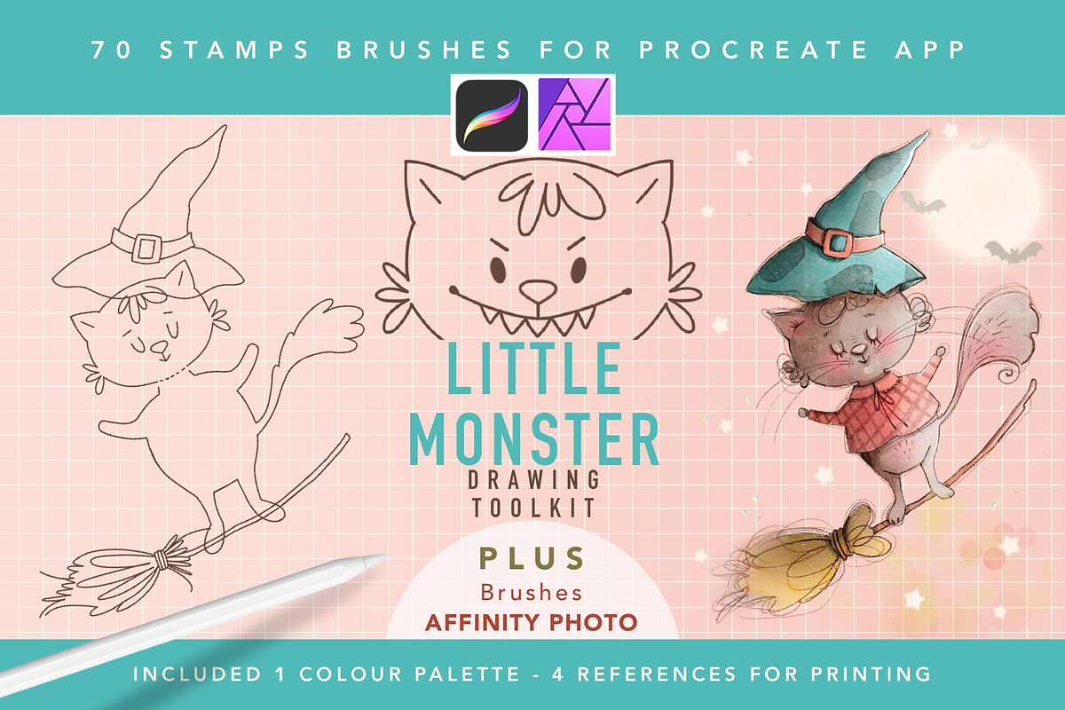 Little Monster Toolkit, a Brush Add-On by Rosangela Curti (Photo 1 of 13)