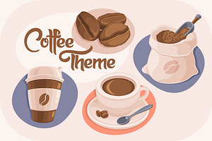 4 Coffee Theme Icons