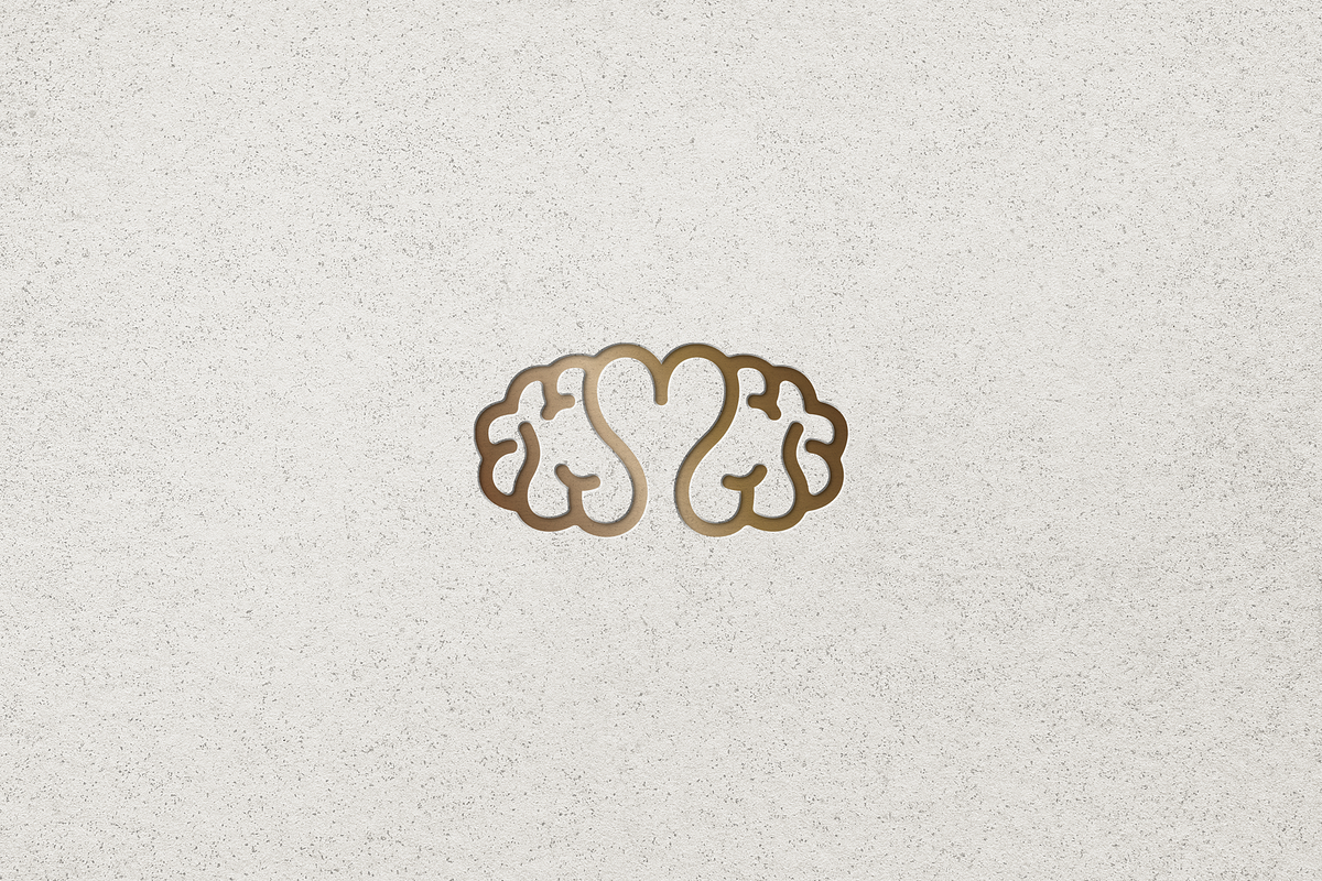 Minimalist Brain with Love Logo, a Branding & Logo Template by Luxury Logos (Photo 4 of 4)
