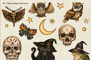 Poison Garden Witchcraft Clipart, an Object Illustration by Belusuab (Thumbnail 8 of 16)