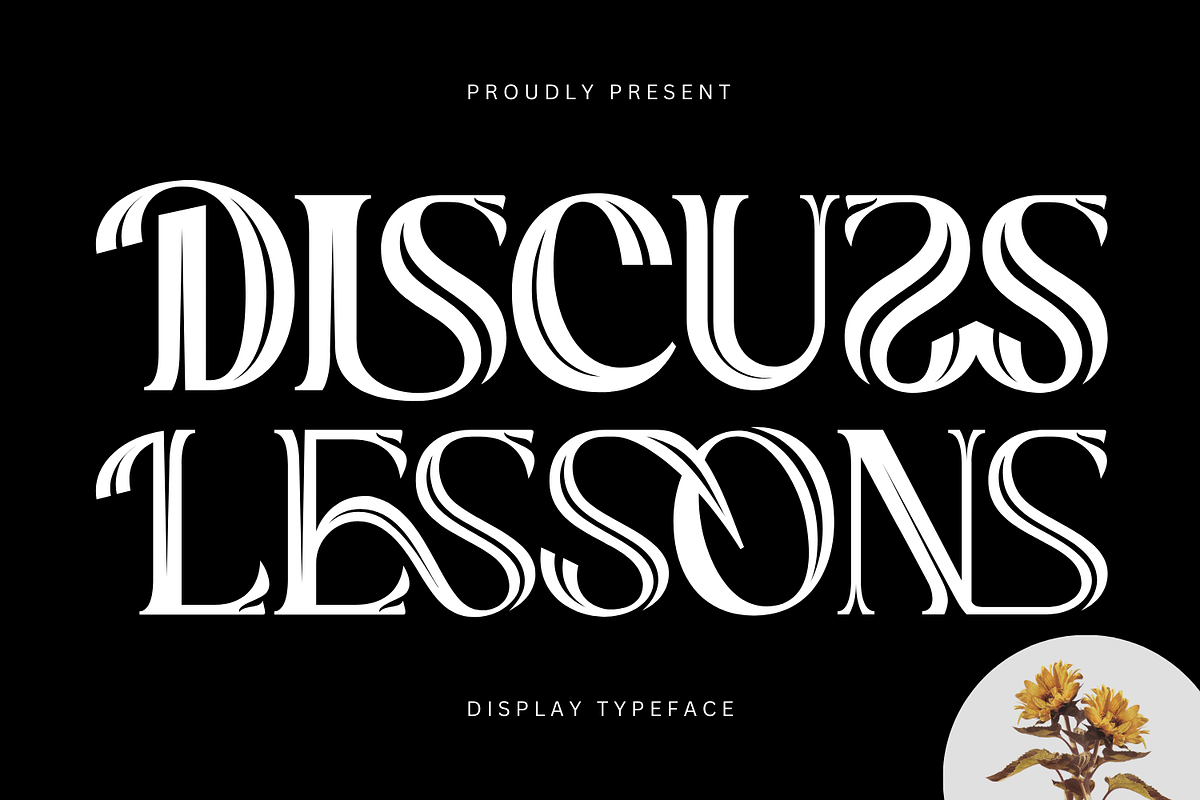 Discuss Lessons Font, a Serif Font by 177Studio (Photo 1 of 8)