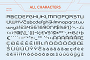 Hecolle – Techno Typeface, a Sans Serif Font by Craft Supply Co. (Thumbnail 8 of 8)