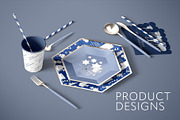 Happy Hanukkah Line Vector Coloring, a Decorative Illustration by Elena Malgina Clipart (Thumbnail 13 of 18)