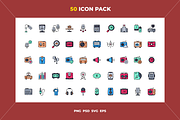 Radio icons, an Outline Icon by Wencory (Thumbnail 1 of 2)