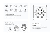 Support Service Animated Icons, an Outline Icon by Prosymbols (Thumbnail 3 of 4)