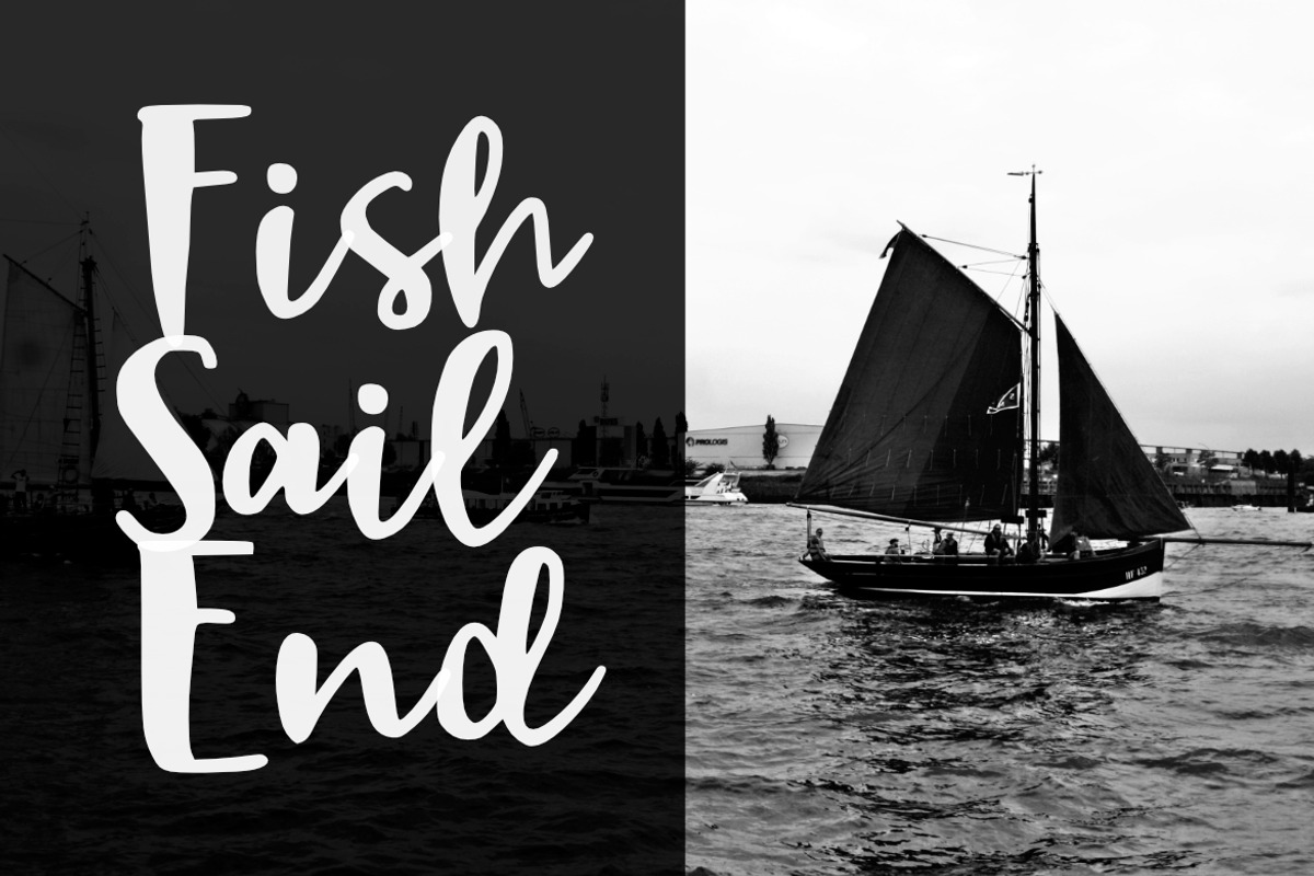 Black Sail Brush Font preview 3