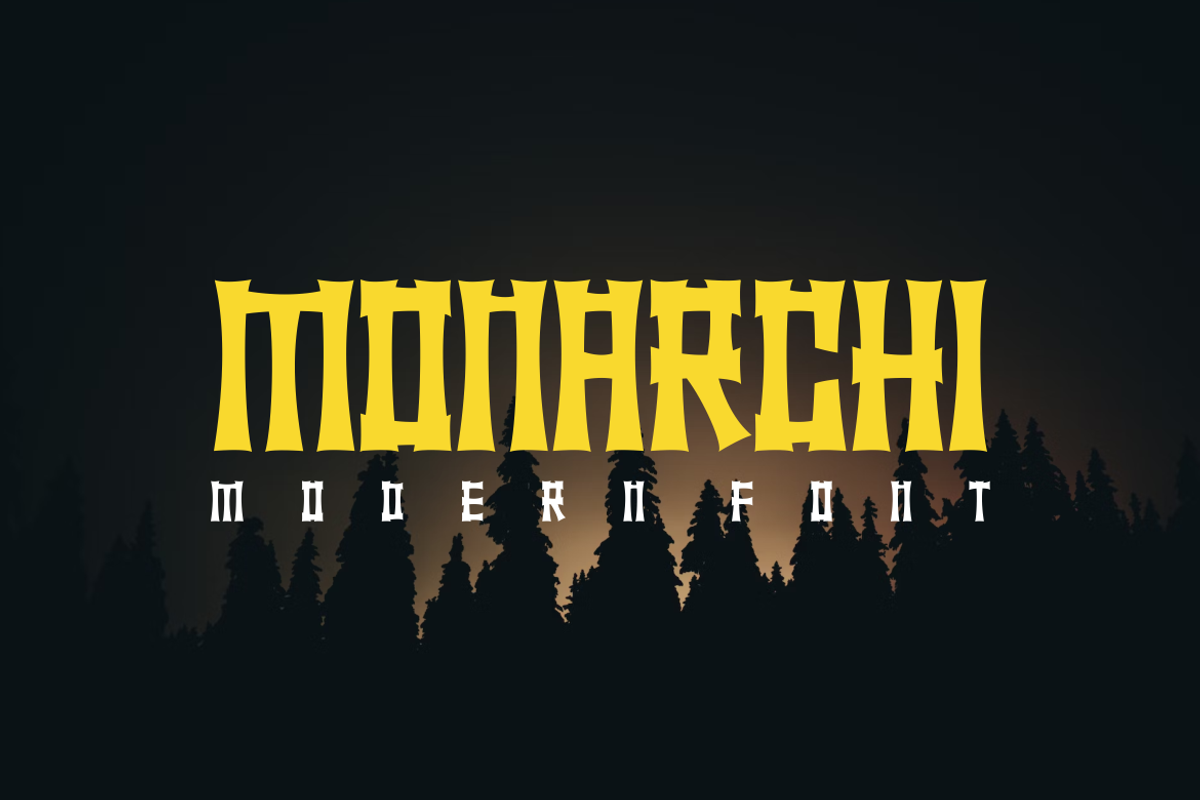 Monarchi - Font, a Handwritten Font by artchiles_design (Photo 3 of 5)