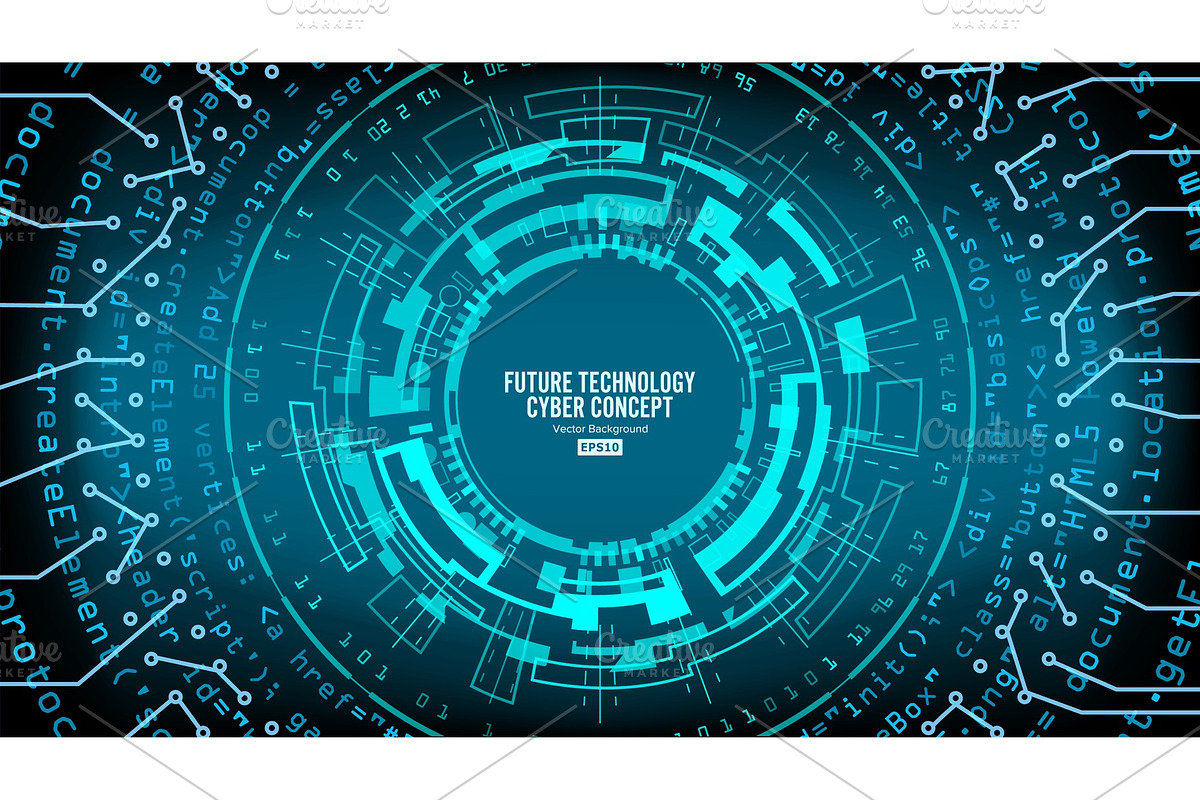Abstract Futuristic Technological, a Texture Graphic by pikepicture