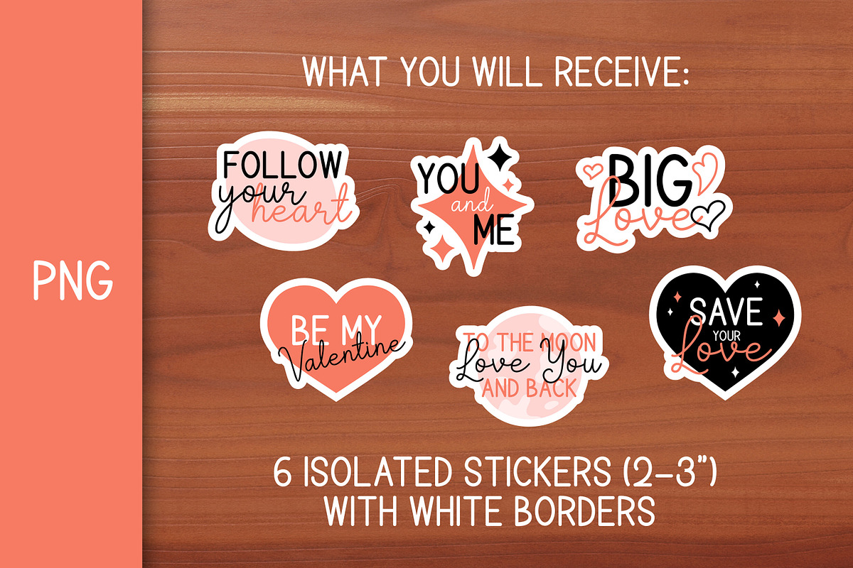Love Stickers | Valentine Clipart preview 2