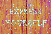 Express Yourself Font + Bonus, a Script Font by Asyndrom (Thumbnail 1 of 3)