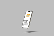 iPhone 14 Pro Max Mockup, an iPhone Mockup by Bangdastudio (Thumbnail 2 of 6)