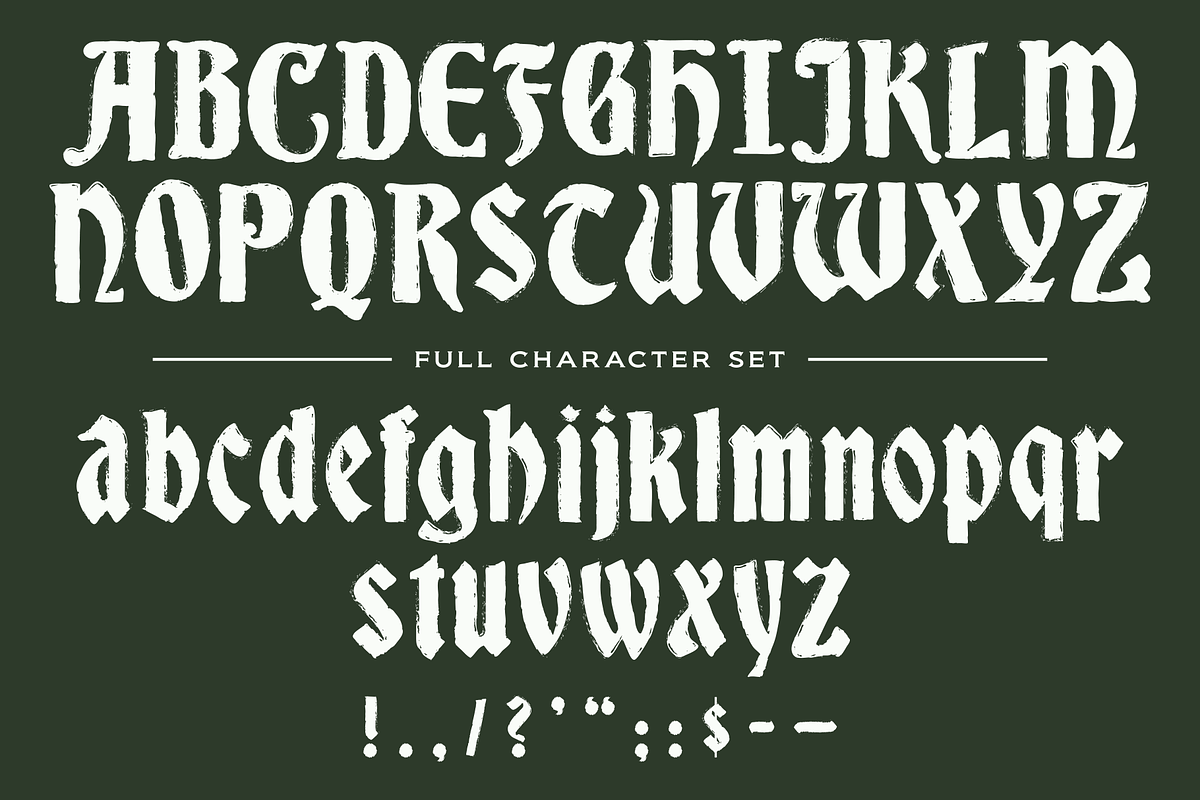 Fuzzy Franklin Font preview 3