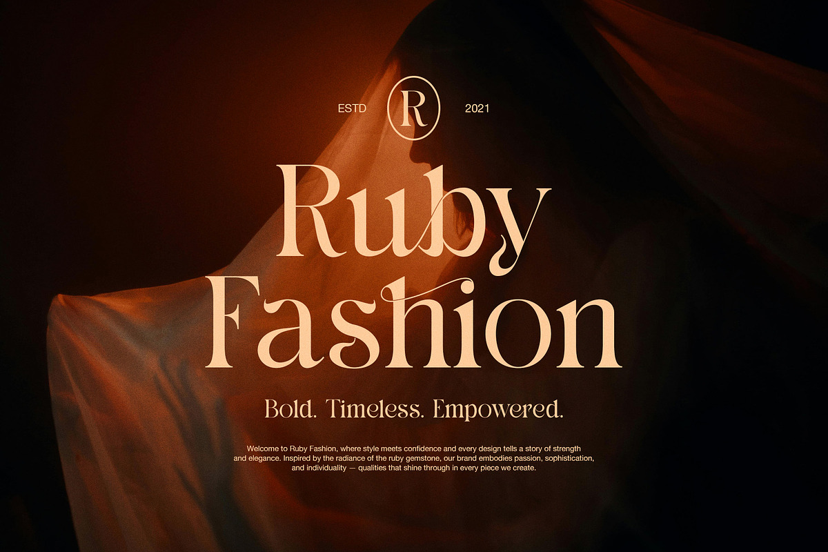 Suckira – Modern Elegant Serif Font, a Serif Font by Perfectype (Photo 3 of 8)