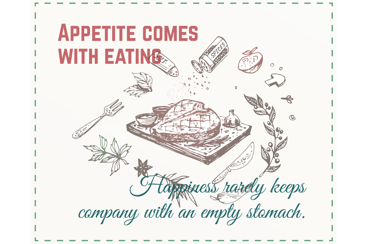 Hand-drawn Cooking and Food Icons, a Decorative Illustration by Margo Miller (Photo 47 of 48)