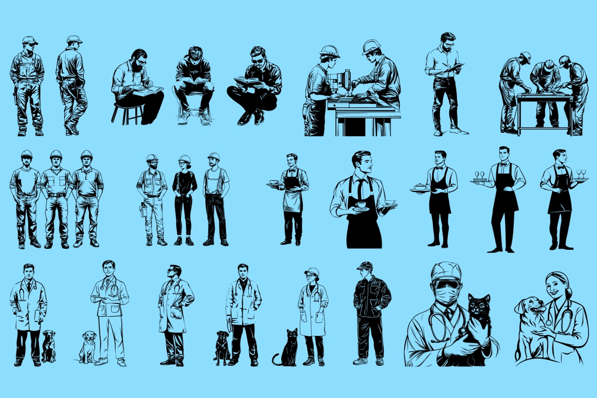 300 illustration 70 Profession Job, a Work Illustration by Nocturnal Wolf (Photo 12 of 19)