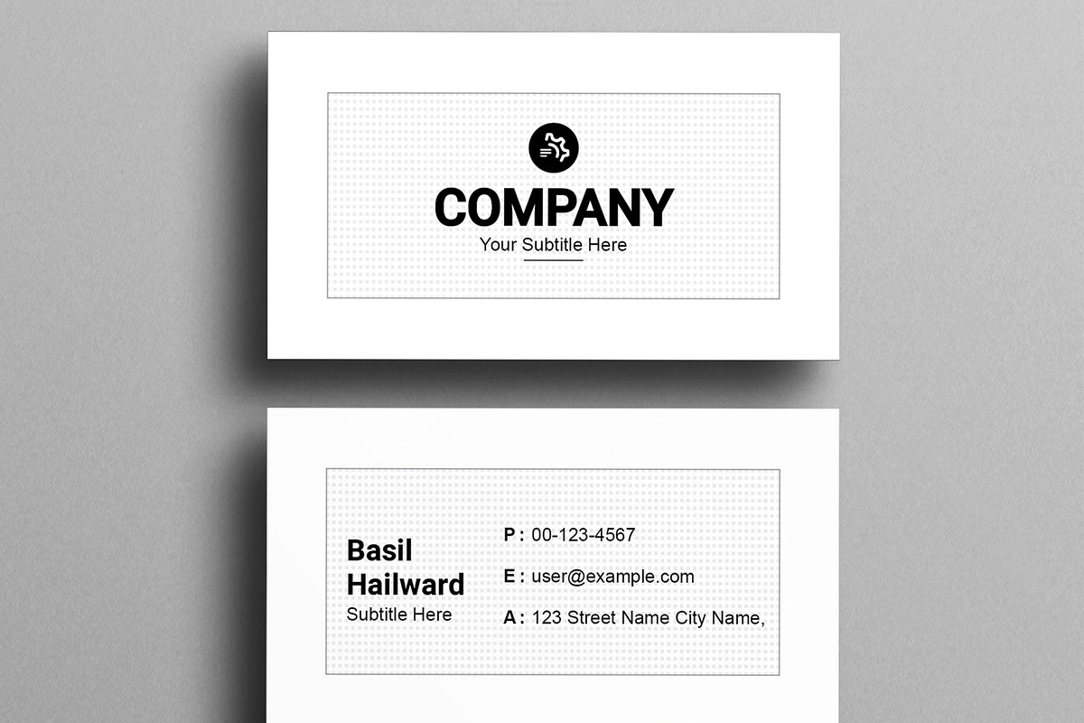 Business Card Layout, a Stationery Template by MightyDesign (Photo 3 of 6)