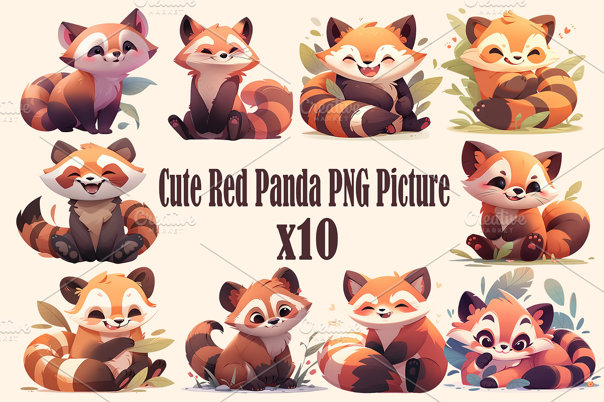 Cute animal collection 400 PNG, an Animal Illustration by DesignFolioHub (Photo 27 of 34)