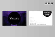 VICTORY Business Card Template, a Business Card Template by Nectarine (Thumbnail 6 of 9)