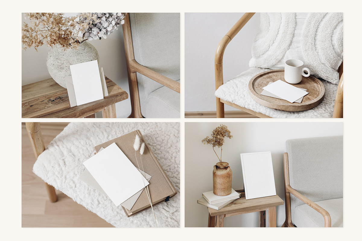 Dry Flowers Mock ups set, a Print Template by Tabita's shop (Photo 7 of 11)