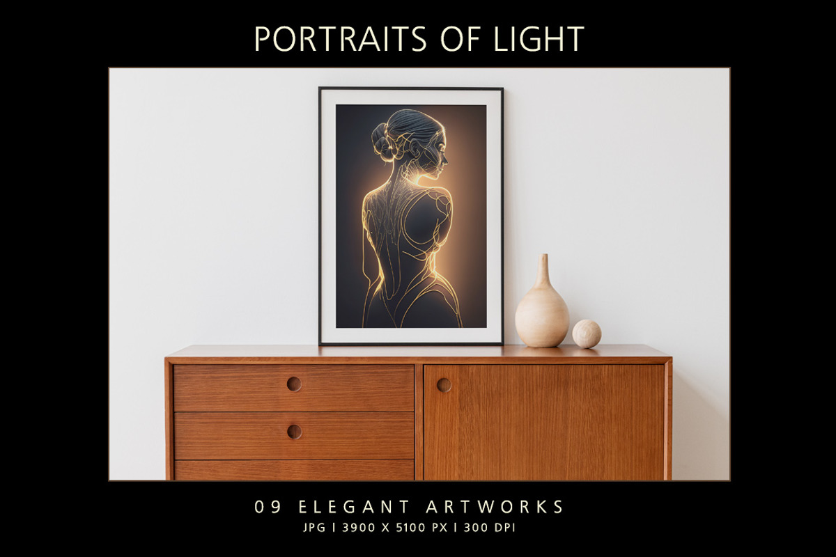 Portraits of Light, a Decorative Illustration by Digital Art Creations (Photo 5 of 6)