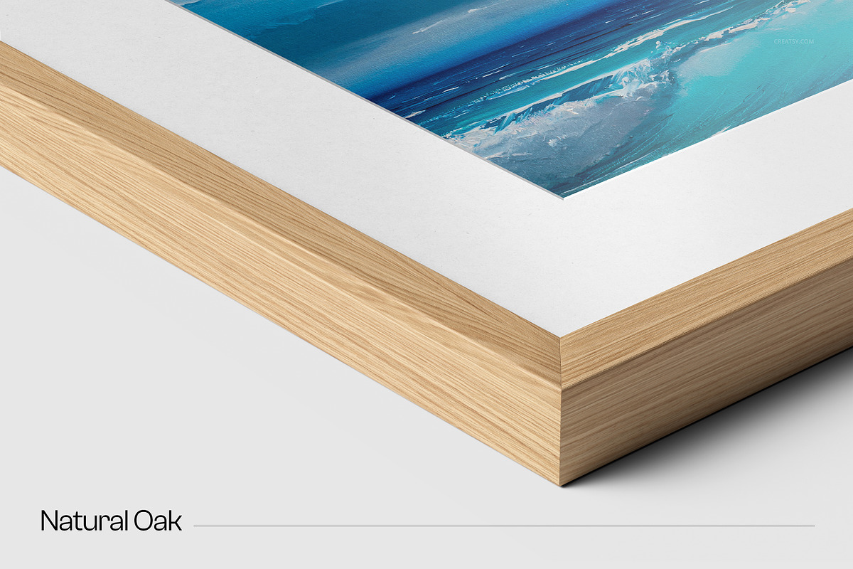 Closeup 20mm Wooden Frame Mockup, a Household Mockup by creatsy5 (Photo 6 of 16)