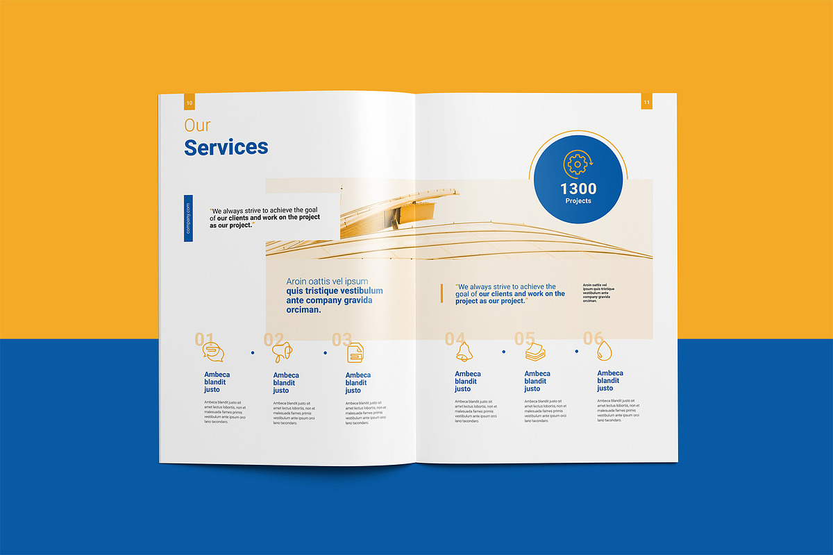 Company Profile, a Brochure Template by WOWPro (Photo 7 of 10)