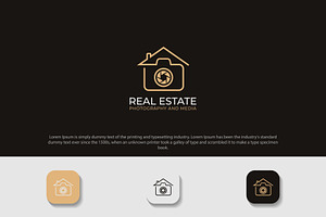 Real estate photography logo