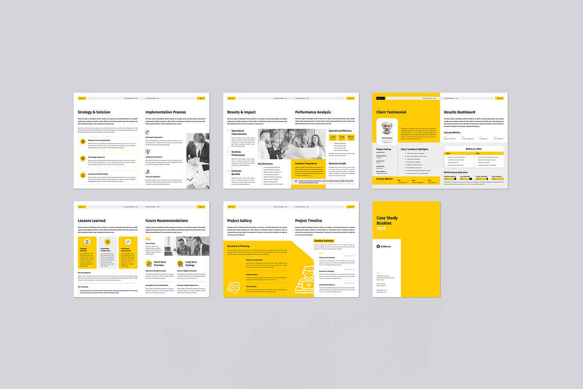 Case Study Booklet, a Brochure Template by Orcshape Studio (Photo 11 of 11)
