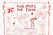 Mon Amore Por Favor. Hand draw art, an Object Graphic by ma_i_vi (Thumbnail 4 of 12)