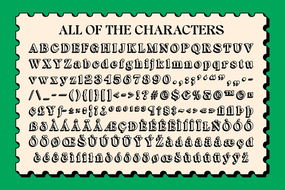 Helavite 3D, a Serif Font by Craft Supply Co. (Photo 8 of 8)