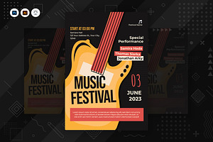 Music Poster, a Poster Template by Fannan Studio