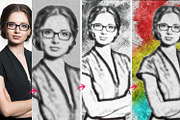 Realistic Pencil Sketch Photoshop, an Action Add-On by MRI STUDIO (Thumbnail 2 of 17)