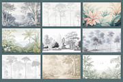 Abstract Forest Art Wallpaper Set, an Illustration by fei long (Thumbnail 9 of 10)