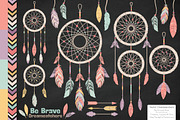 Vintage Vector Dreamcatchers Clipart, an Illustration by Amanda Ilkov (Thumbnail 2 of 4)